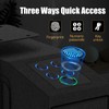 HARDROCK Biometric Slider Gun Safe for Handgun,Hidden Fingerprint Gun Safe