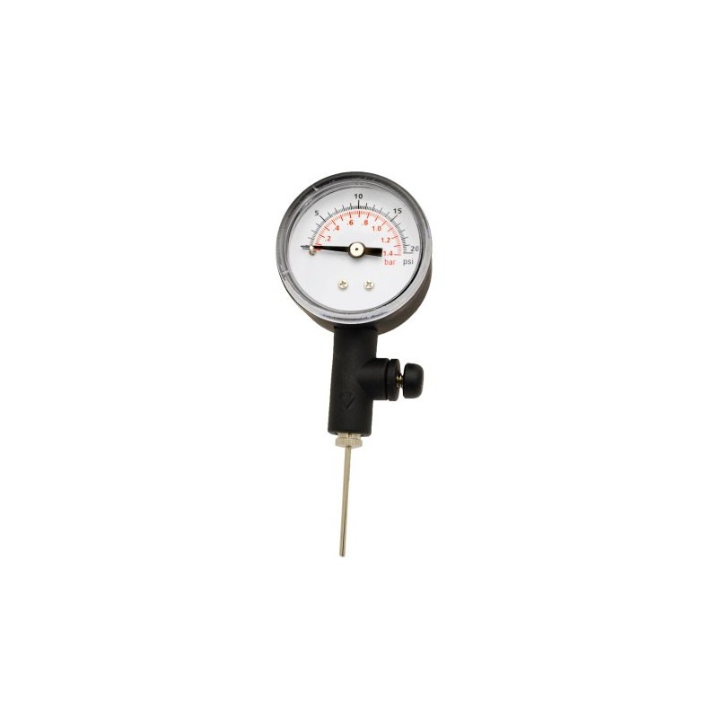 AGORA Pressure Gauge with Built-in Release Valve for Basketballs, Footballs,