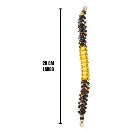 Ilde (pulsera) Tapete Mama Sholan(oshun/amarillo/multicolor)