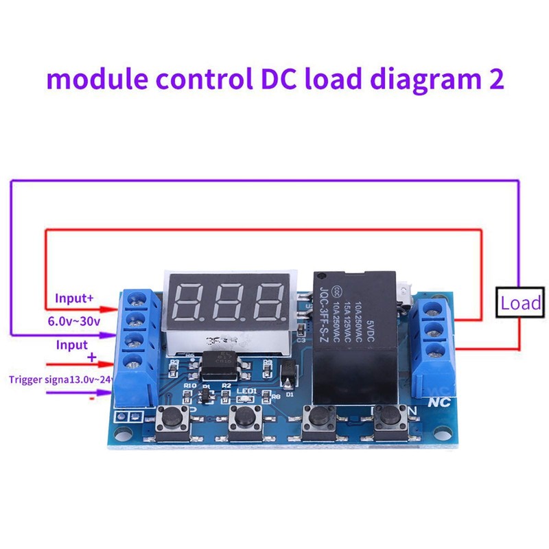 Ouitble Delay Timer Module, DC 6V to 30V Timer Switching
