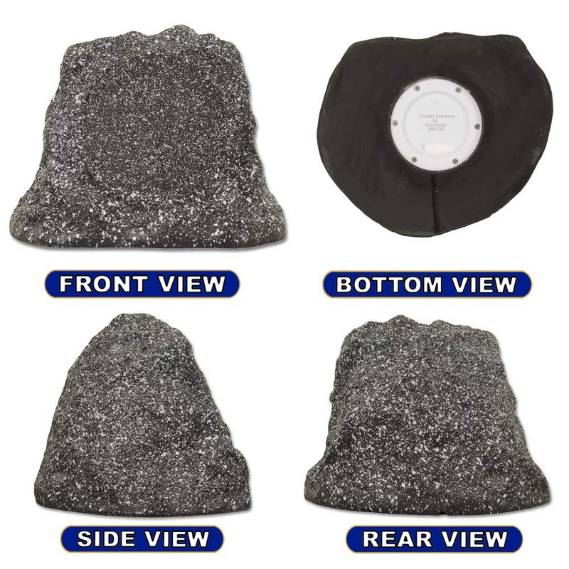 B61GG Fully Wireless 100 Watt Rechargeable Battery Bluetooth 6.5" Rock