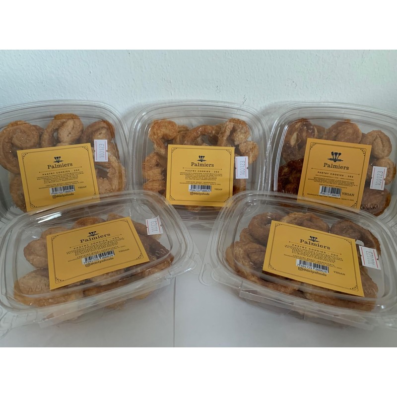 Dely's Foods Palmiers 2oz x 5pk