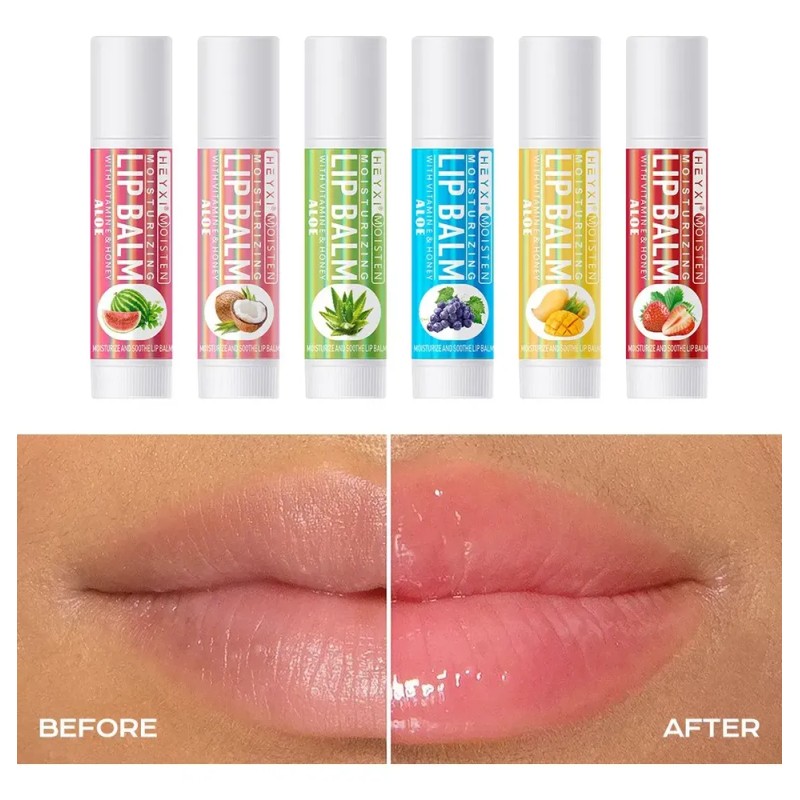 Set De Bálsamo Labial Con Sabor A Fruta Bálsamo Labial