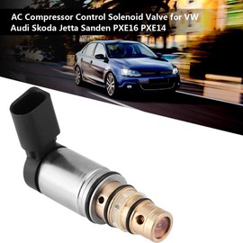 Válvula de Compresorde,1K0260859F Válvula Solenoide de Control para Sanden PXE16 PXE14