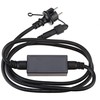 Star Trading 1.8m Power Cable for LED Lighting System Plug