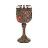 Nemesis Now Green Tree of Life Wine Goblet Resin with