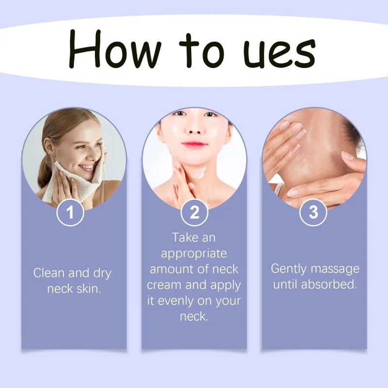 2x Neck Cream Tighten & Lift Firming, Neck Firming Cream