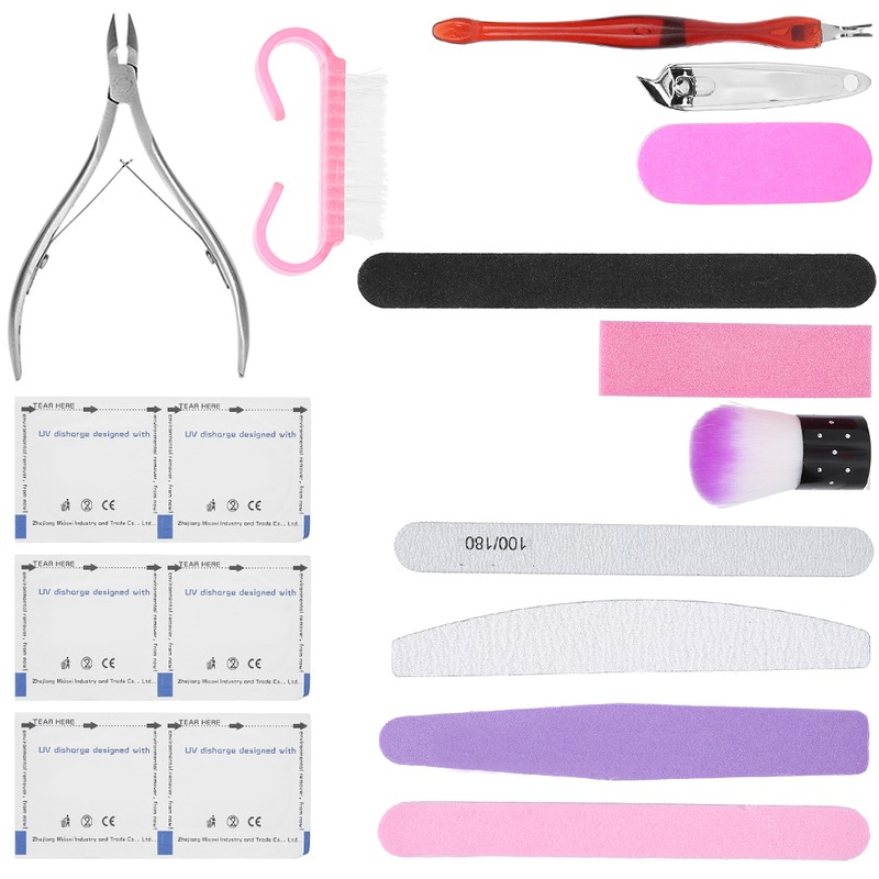 Nail Polishing Strip Dead Skin File Clipper Professional Nail Art