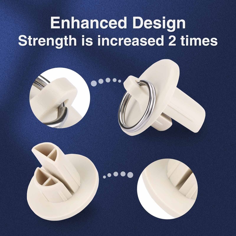 IVYSUN Shade Replacement Parts,Compatible with Coolaroo Exterior Roller Shade(Sand,3 Set)