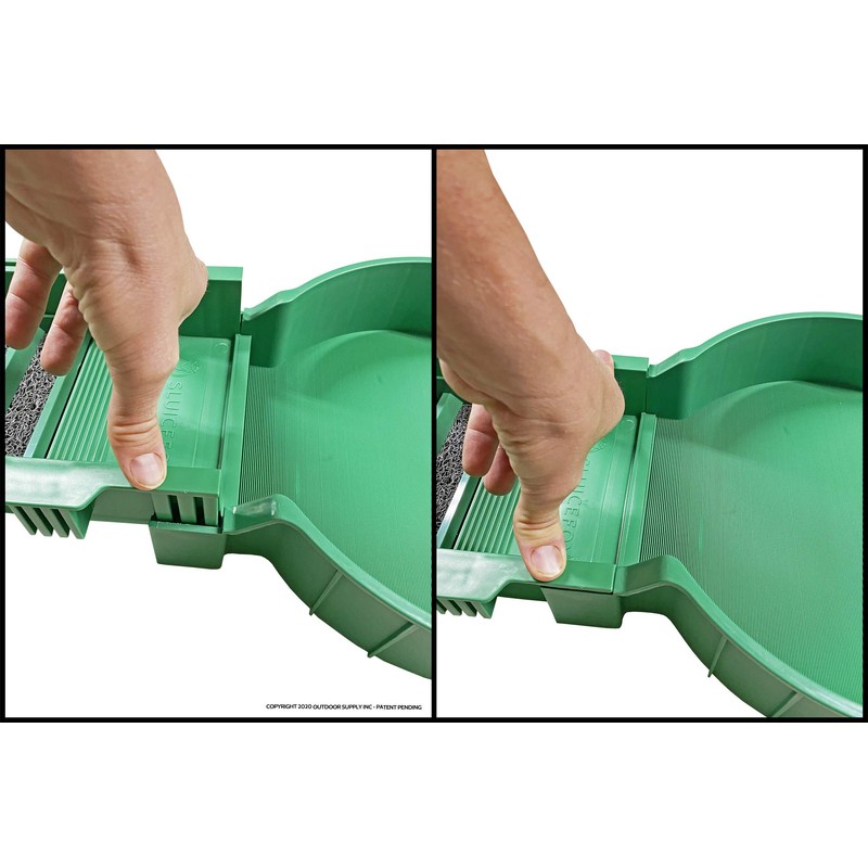 Sluice Fox Speed Feed Flare Only-Green for Portable Modular Sluice