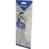 BRILLIANT TOOLS Allen Key Set, TX Profile, Short, Chrome Vanadium