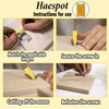 Haespot Yellow 20PCS Stripped Screw Hole Repair Anchor, Door Hinge