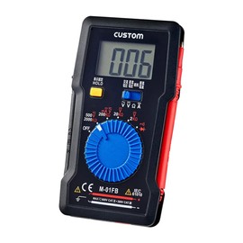 ELPA Digital Multi-Tester (with Display Hold Function/Conduction Function), Conduction Buzzer, LCD Display, Compact Size (M-01FB)