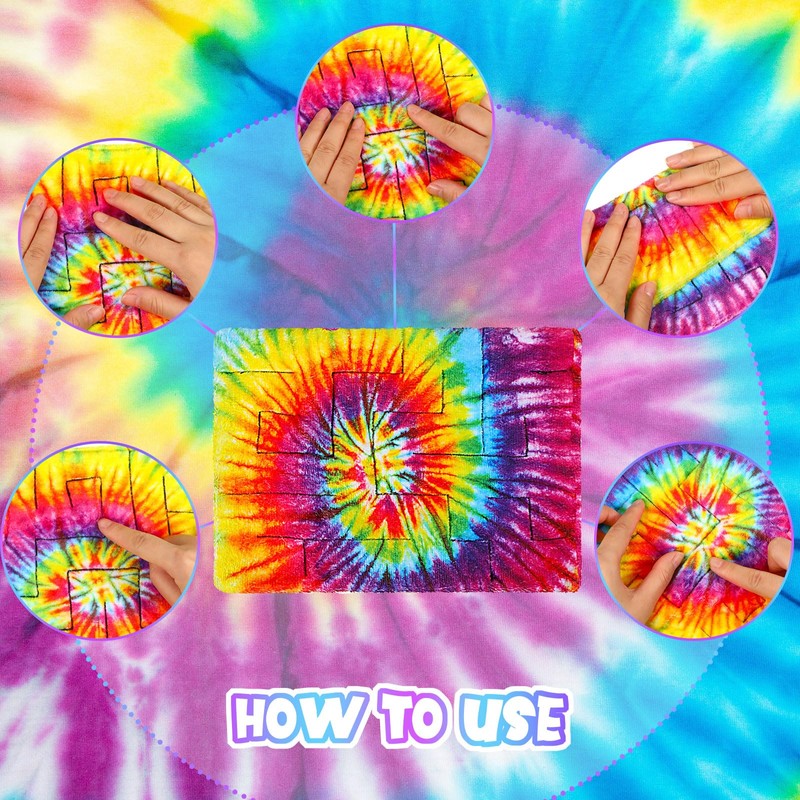 CHENGU 4 Alfombrillas de Laberinto de Mármol Tapete Sensorial para