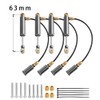 ZIJOT 63mm Desert Lizard Piggyback Internal Spring RC Shock Absorber