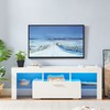 TV Stand for 55+ 60 inch Tvs - White Morden