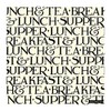 Emma Bridgewater Black Toast Lunch Pack of 20 Lunch Napkins