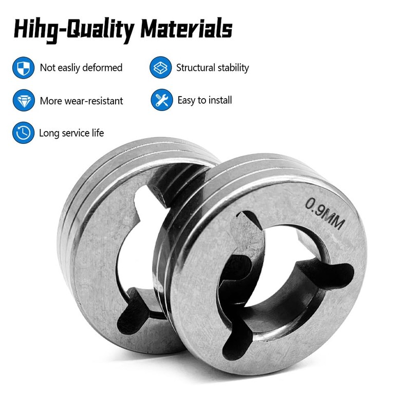2 Pack Drive Roll V-Groove .035" Fit for Miller Welder
