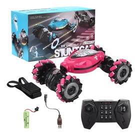 RC Stunt Car Sensing 360° Rotation 2 Modes Colorful Light Remote Control Stunt Car