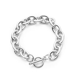 Yooping Men's Bracelet, Accessories, Stainless Steel, Mantel, Chain, Silver Stainless Steel