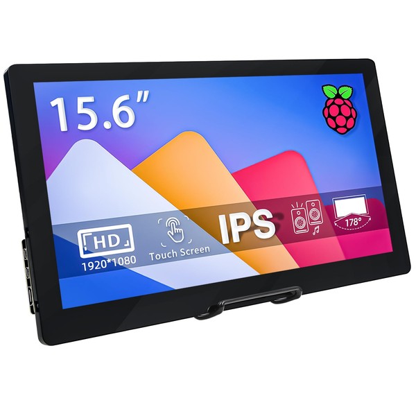 HAMTYSAN 15.6 Inch Raspberry Pi Screen FHD 1920x1080 Touchscreen Monitor