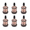 6 Pcs Lamp Holder Metal E26 E27 Screw Retro Lighting