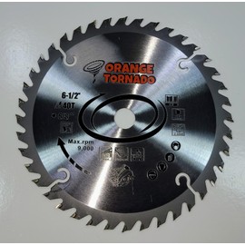 ORANGE TORNADO 6 1/2" 40 Tooth ATB Saw Blade…