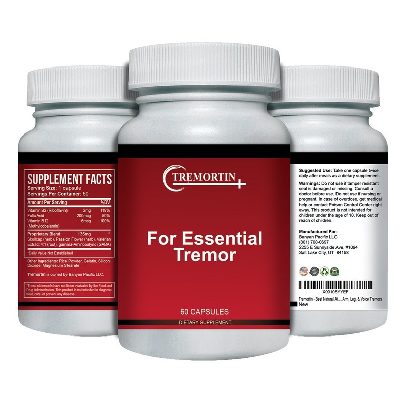 Tremortin – Natural Essential Tremor Herbal Supplement - Offers Relief