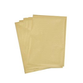 Rico Design Paper Poetry Transferfolie 15,1x9cm in vielen Farben 3D-Optik inkl. Anleitung 6 Blatt Transferpapier farbig Folie Champagner