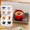 1800W Portable Infrared Cooktop Single Burner Electric Stove Ceramic Glass