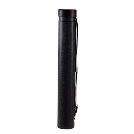Telescopic Drawing Cylinder Plastic Paint Tube Poster Tube Carry Bag with Strap, Black