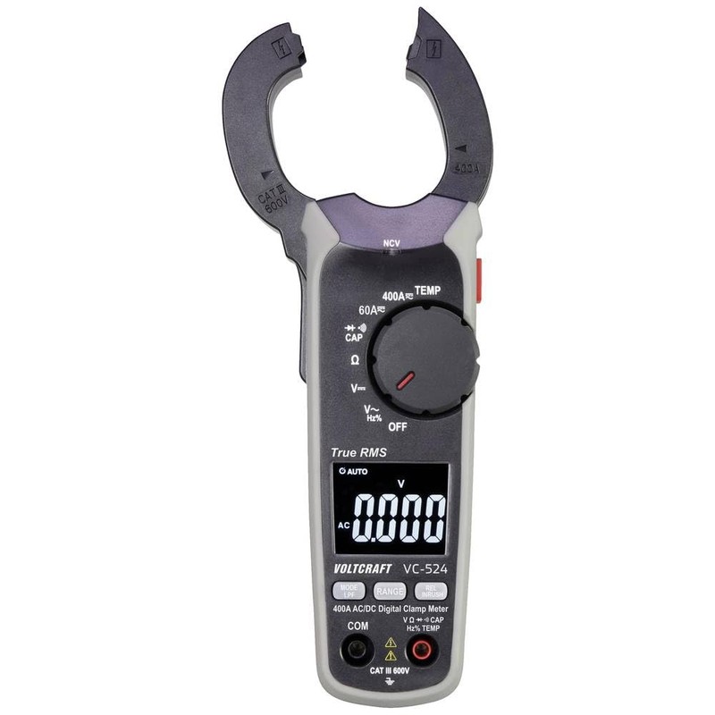VOLTCRAFT VC-524 Current Clamp Digital CAT III 600 V Display