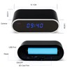 Clock Camera,1080P Mini Portable Cameras Nanny Can Video Recorder with