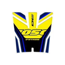 Tankschutz aus Harz, 3D, kompatibel mit Suzuki V-Strom 1050DE 2023 On GP-2031 (Luxor Yellow)