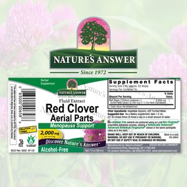 Nature's Answer Red Clover Extract Supplement Alcohol Free 1 Oz ( Pack of 4 ) | Natural Mood Support | Hormone Balance for Women | Menopausal Support