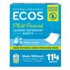 ECOS Laundry Detergent Sheets Vegan, No Plastic Jug, No Mess