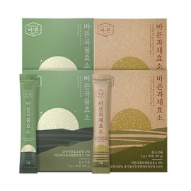 4 boxes of correct grain enzyme and vegetable enzyme (2 grains and 2 vegetables) / 바른 곡물효소 과채효소 총 4박스 (곡물2과채2)