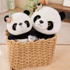 Cute Panda Plush Pillow Soft Comfortable Washable Simulation Panda Plush