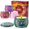 THAUSDAS Scented Candles Gift Set: 4 Pack 4.4 oz Aromatherapy