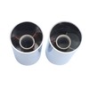 33mm by 4 Inch Height Cylinder Chrome Lug Nut Covers