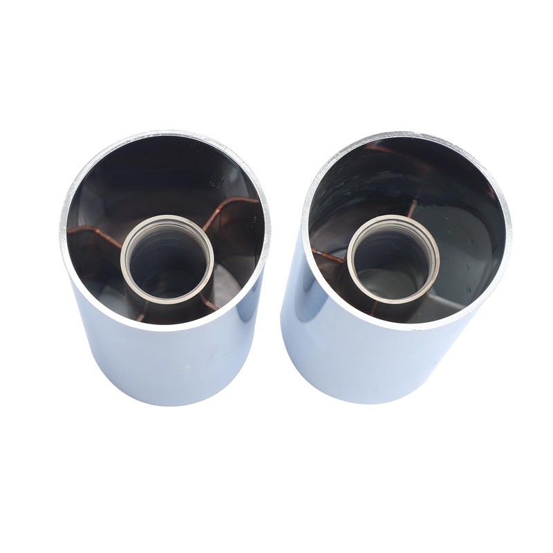 33mm by 4 Inch Height Cylinder Chrome Lug Nut Covers