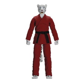 Icon Heroes Zoo Jitsu Fighters: Shadow The Snow Leopard (Red Gi) 6-Inch Action Figure