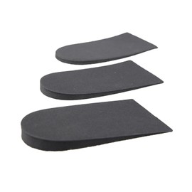 Footmedics Basics Heel Elevators x2 | Leg Length Discrepancy Lift & Achilles Tendonitis Raise Treatment | Multiple Raise Options: (10mm) Medium