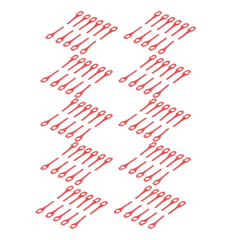 100pcs Replacement Grass Trimmer Blades Lawn Mower Head Cutting Blades