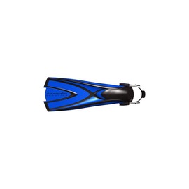 ATOMIC AQUATICS X1 Bladefin| Provides The Ultimate Power and Trust for Scuba Diving and Snorkeling | Firm & Short Blades | Easy to Put on and Stay on | Blue S
