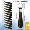 Sureio 36 Pcs Employee Silicone Keychains Award Employee of the
