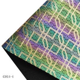 30cmx135cm Roll Bronzing Colored Gradient Faux Leather Leatherette Fabric Synthetic Leather for Diy Making Bag Shoes CraftsColor: XHT-43814-4