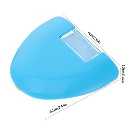 SEWACC 4pcs Heart-Shaped Fabric Chalk Marker Triangle Tailors Chalk Plastic Tracing Wheel for Precise Garment Cutting and Positioning Lightweight and Portable Sewing Tools