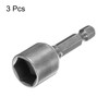 sourcing map 3pcs Hex Nut Driver Drills Bit 1/2" 6-Point