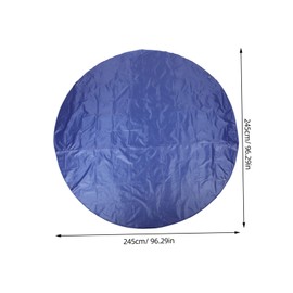 MERRYHAPY Insulated Inflatable Pool Cover Reusable Garden Pool Cover Round Shape Style Comfort